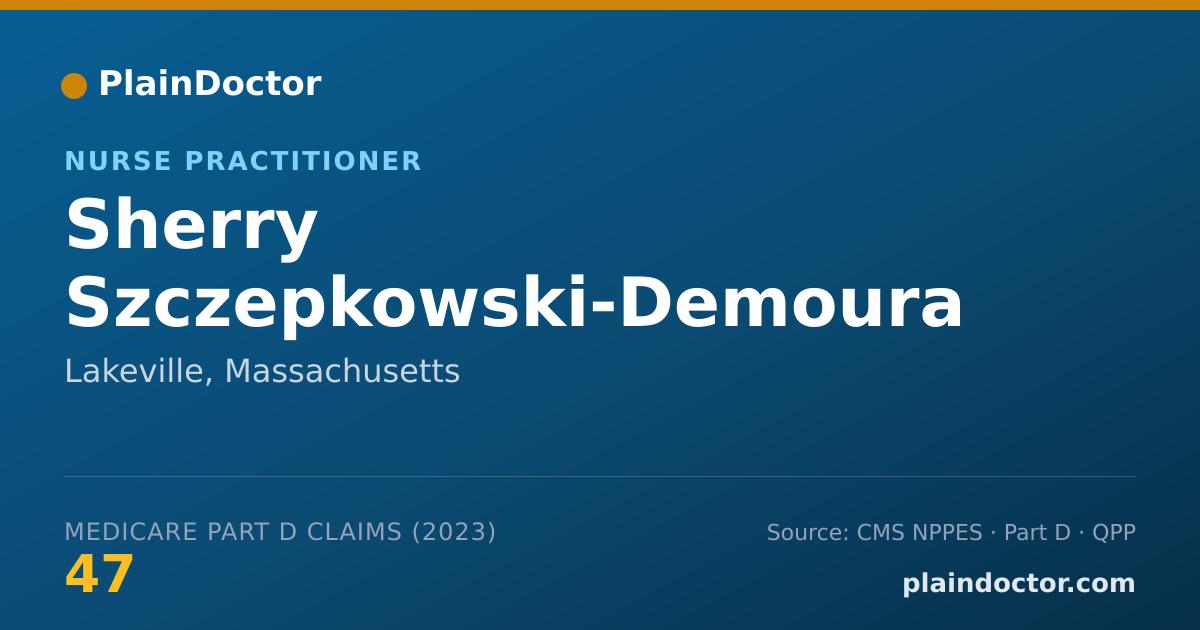 Shareable card for Sherry Szczepkowski-Demoura - Nurse Practitioner, Lakeville, MA