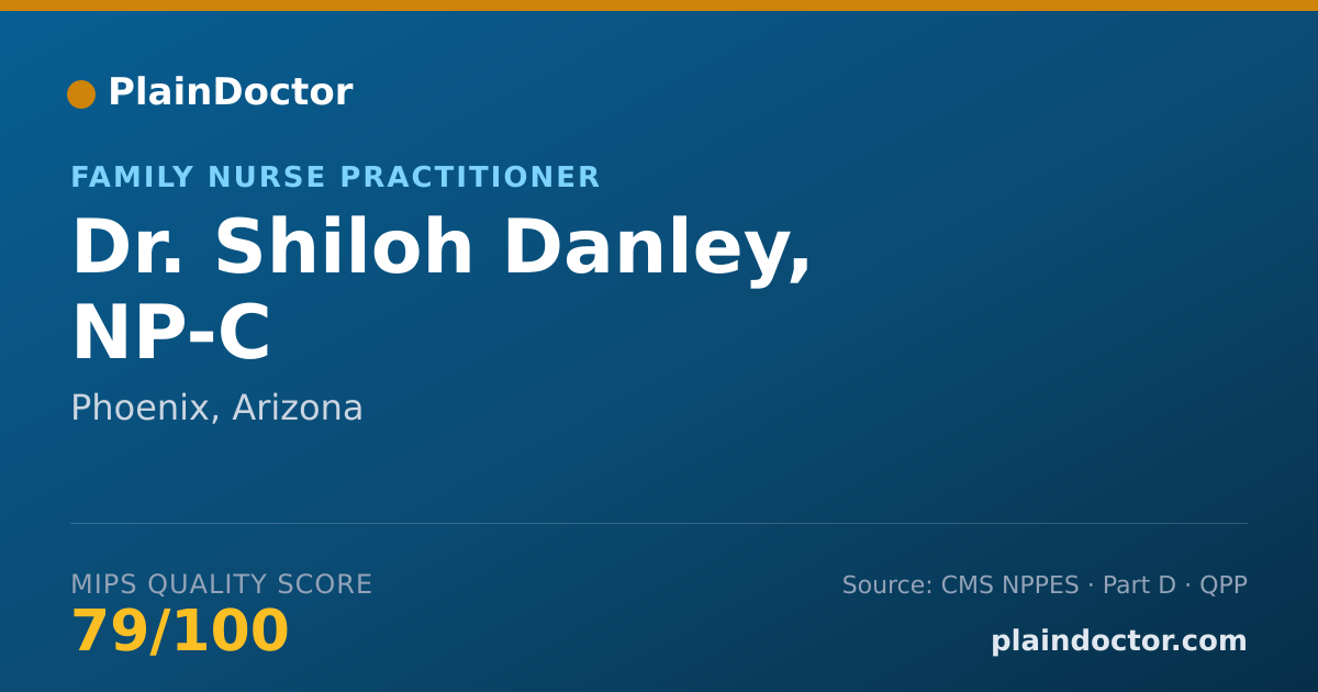 Shareable card for Shiloh Danley, NP-C - Family Nurse Practitioner, Phoenix, AZ