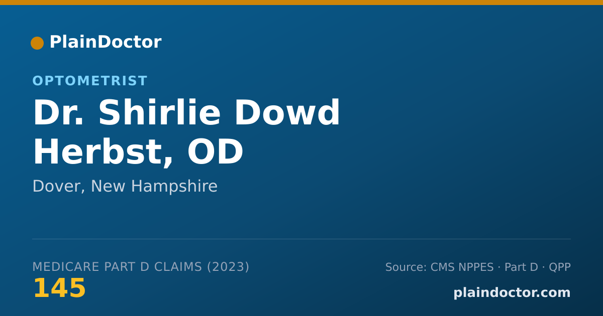 Shareable card for Shirlie Dowd Herbst, OD - Optometrist, Dover, NH