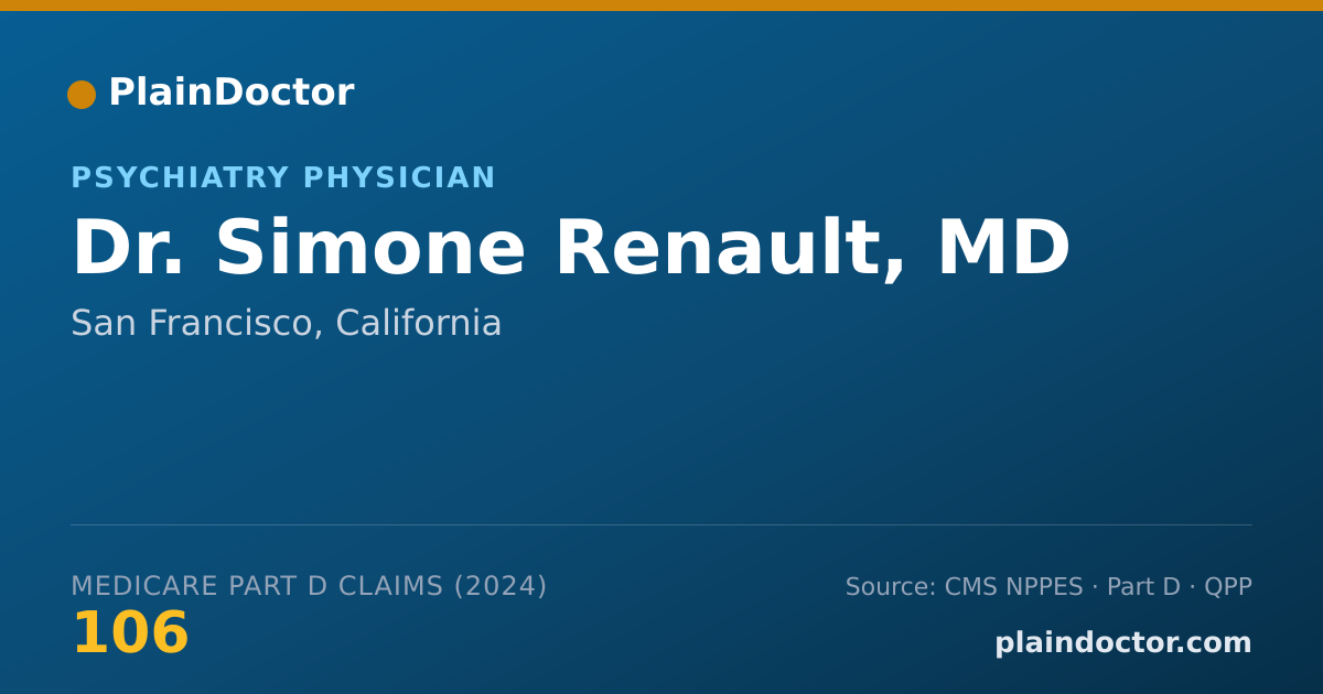 Shareable card for Simone Renault, MD - Student in an Organized Health Care Education/Training Program, San Francisco, CA