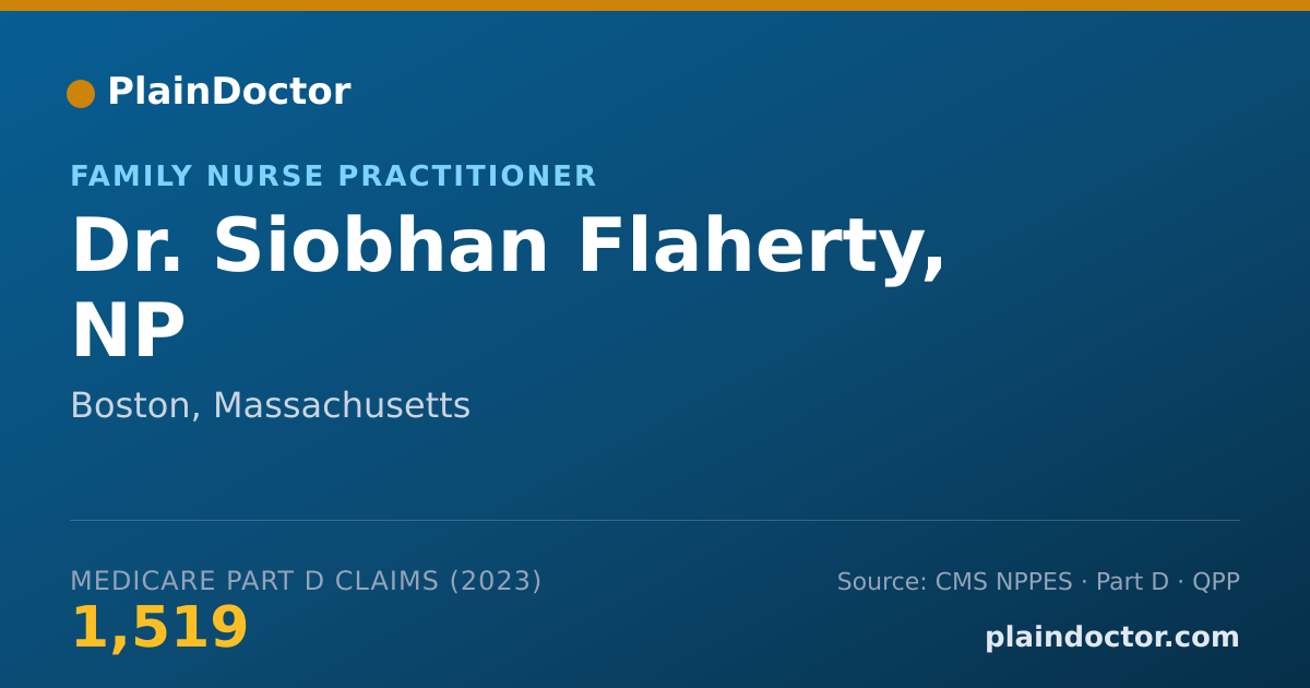 Shareable card for Siobhan Flaherty, NP - Family Nurse Practitioner, Boston, MA