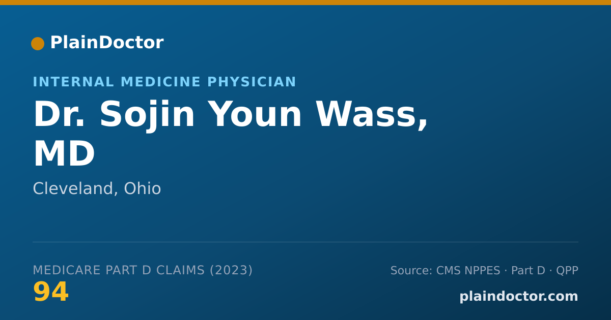 Shareable card for Sojin Youn Wass, MD - Internal Medicine Physician, Cleveland, OH