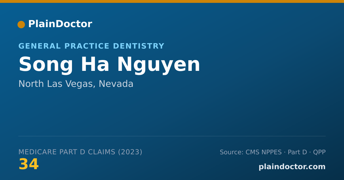 Shareable card for Song Ha Nguyen - General Practice Dentistry, North Las Vegas, NV