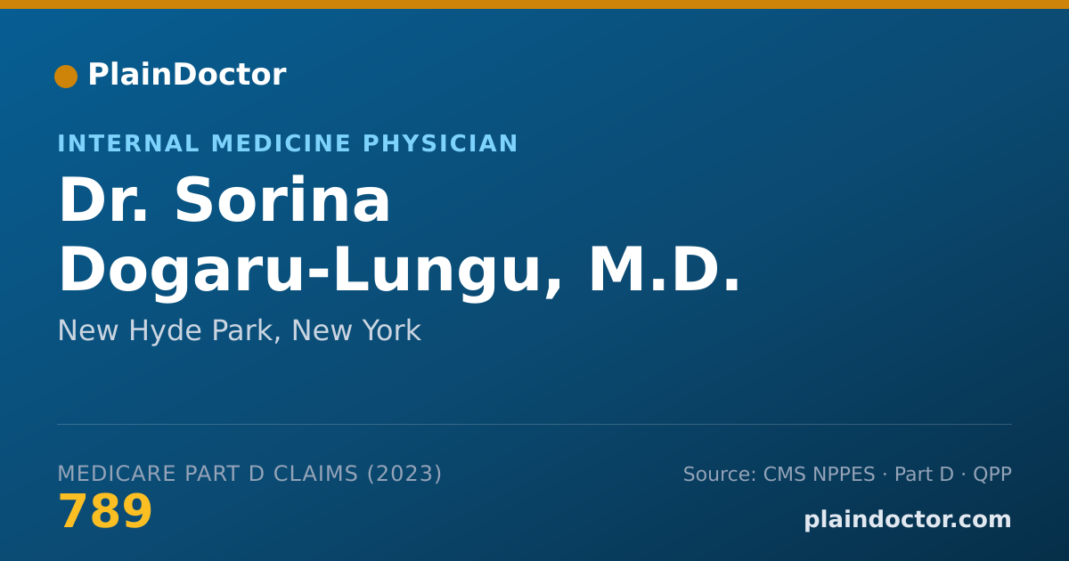 Shareable card for Sorina Dogaru-Lungu, M.D. - Internal Medicine Physician, New Hyde Park, NY