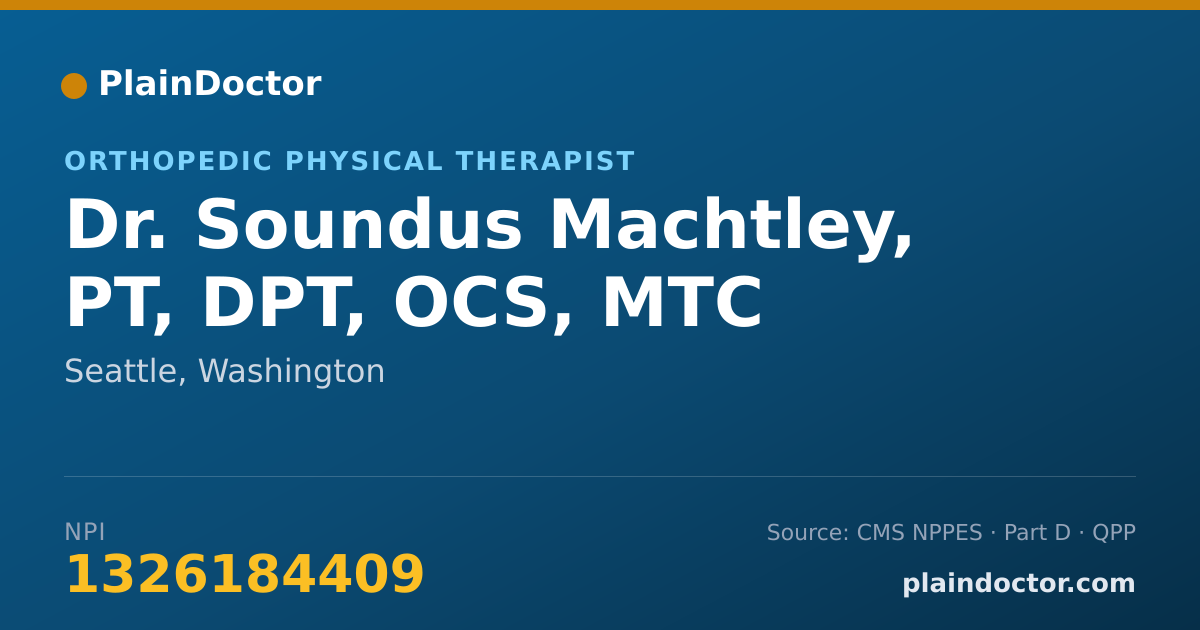 Shareable card for Soundus Machtley, PT, DPT, OCS, MTC - Orthopedic Physical Therapist, Seattle, WA