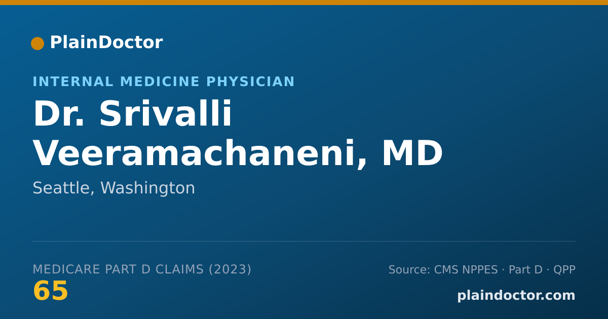 Shareable card for Srivalli Veeramachaneni, MD - Internal Medicine Physician, Seattle, WA