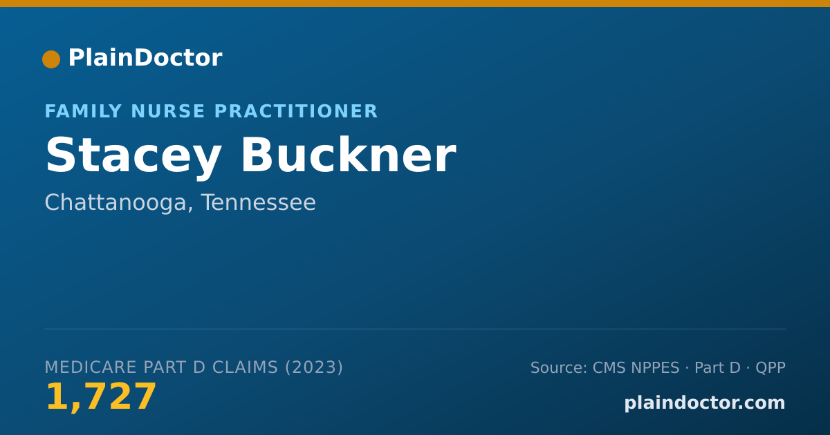 Shareable card for Stacey Buckner - Family Nurse Practitioner, Chattanooga, TN