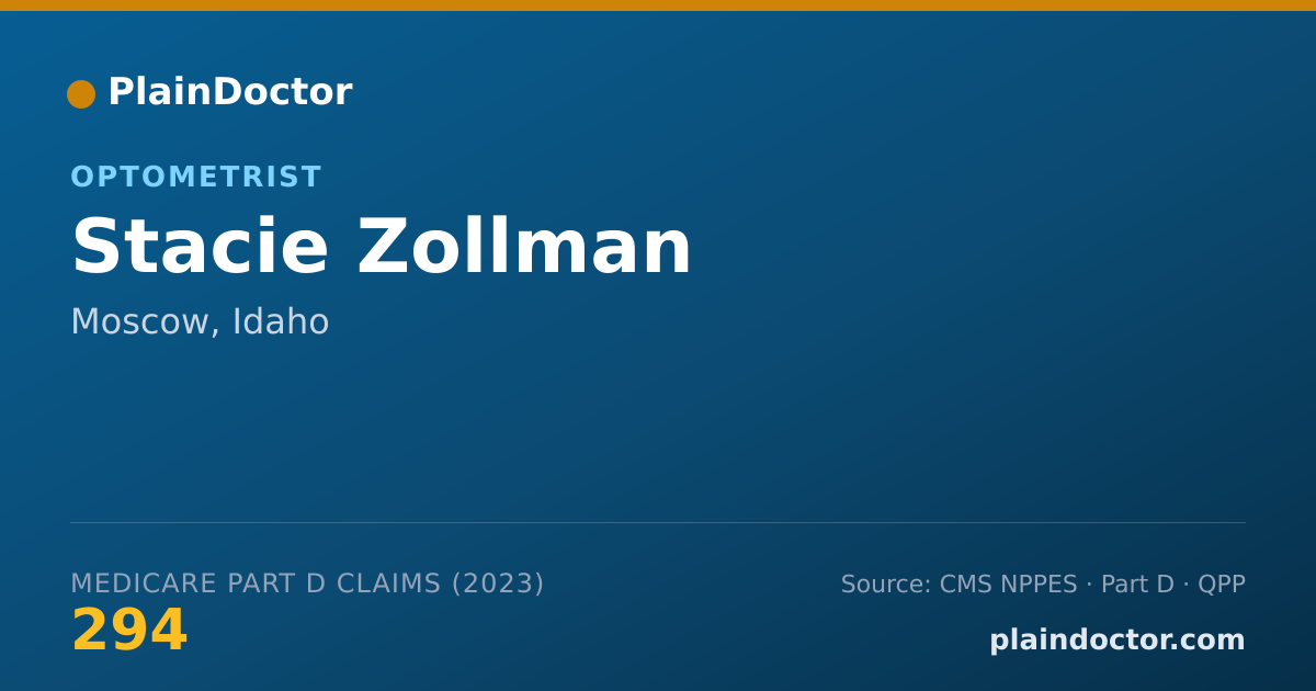 Shareable card for Stacie Zollman - Optometrist, Moscow, ID