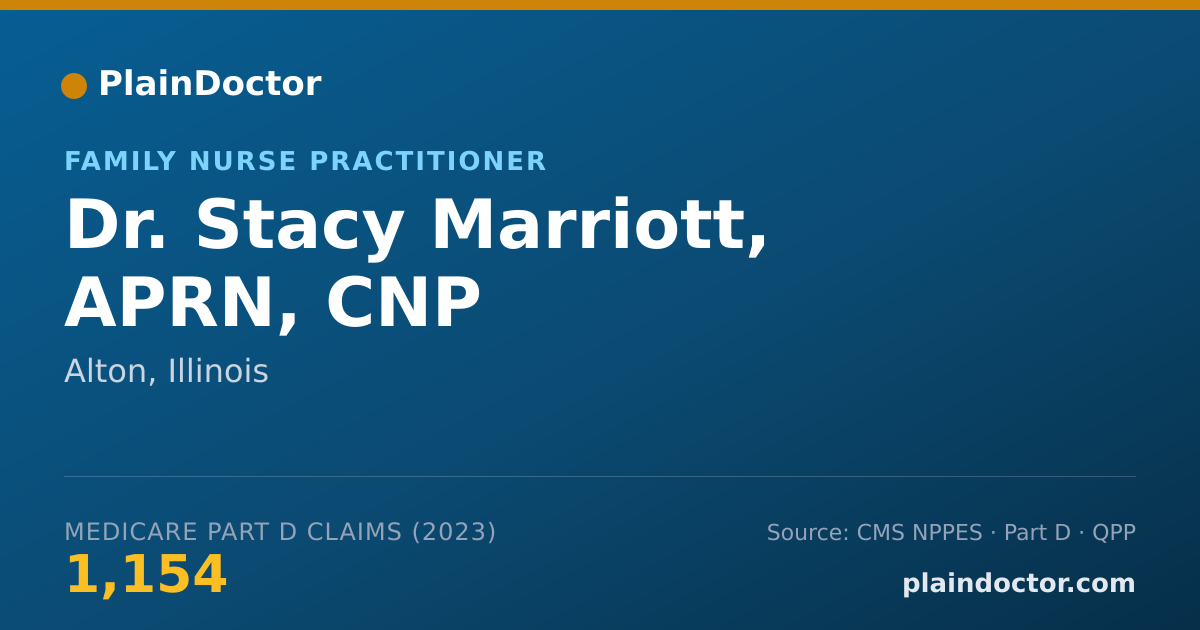 Shareable card for Stacy Marriott, APRN, CNP - Family Nurse Practitioner, Alton, IL