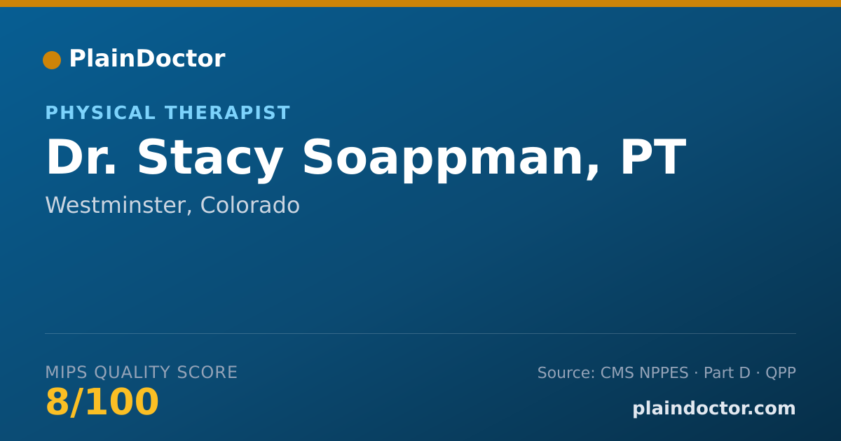 Shareable card for Stacy Soappman, PT - Physical Therapist, Westminster, CO
