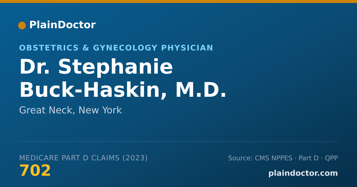 Shareable card for Stephanie Buck-Haskin, M.D. - Obstetrics & Gynecology Physician, Great Neck, NY