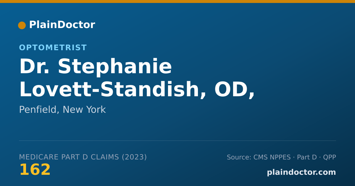 Shareable card for Stephanie Lovett-Standish, OD, MBA - Optometrist, Penfield, NY