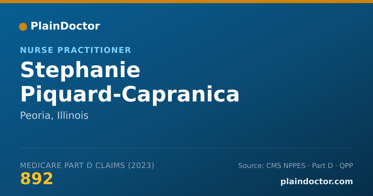 Shareable card for Stephanie Piquard-Capranica - Nurse Practitioner, Peoria, IL