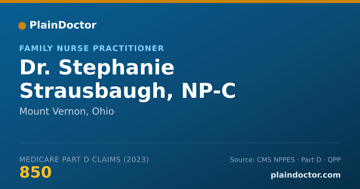 Shareable card for Stephanie Strausbaugh, NP-C - Family Nurse Practitioner, Mount Vernon, OH