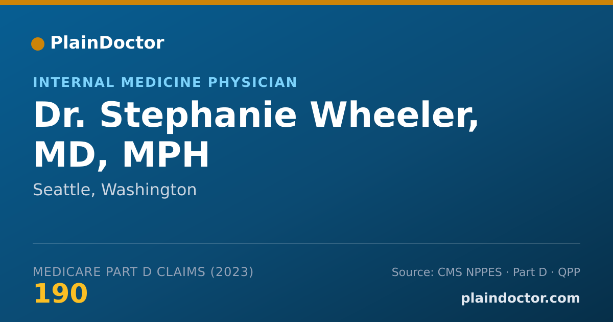 Shareable card for Stephanie Wheeler, MD, MPH - Internal Medicine Physician, Seattle, WA