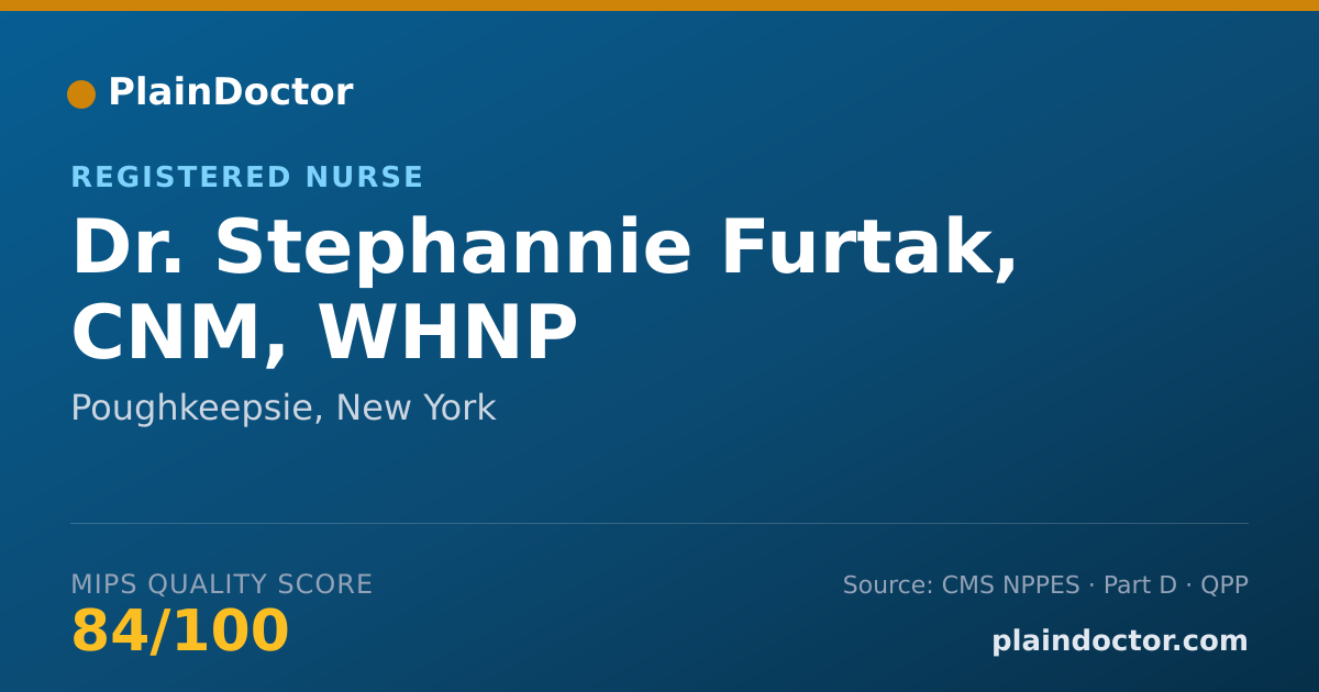 Shareable card for Stephannie Furtak, CNM, WHNP - Registered Nurse, Poughkeepsie, NY