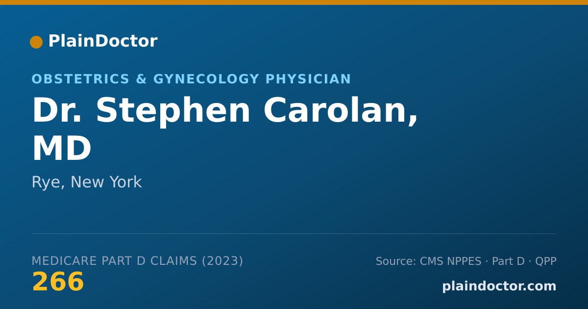 Shareable card for Stephen Carolan, MD - Obstetrics & Gynecology Physician, Rye, NY