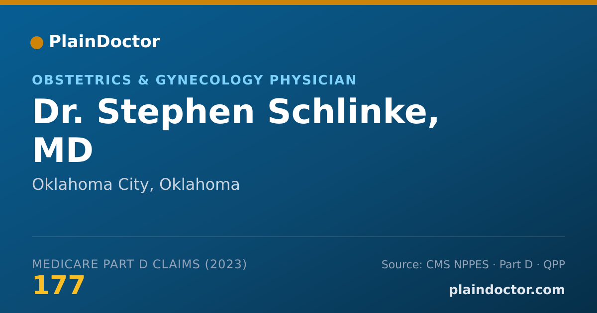Shareable card for Stephen Schlinke, MD - Obstetrics & Gynecology Physician, Oklahoma City, OK