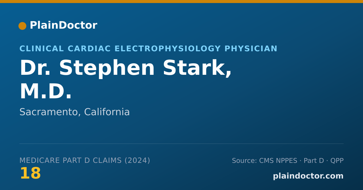 Shareable card for Stephen Stark, M.D. - Specialist, Sacramento, CA