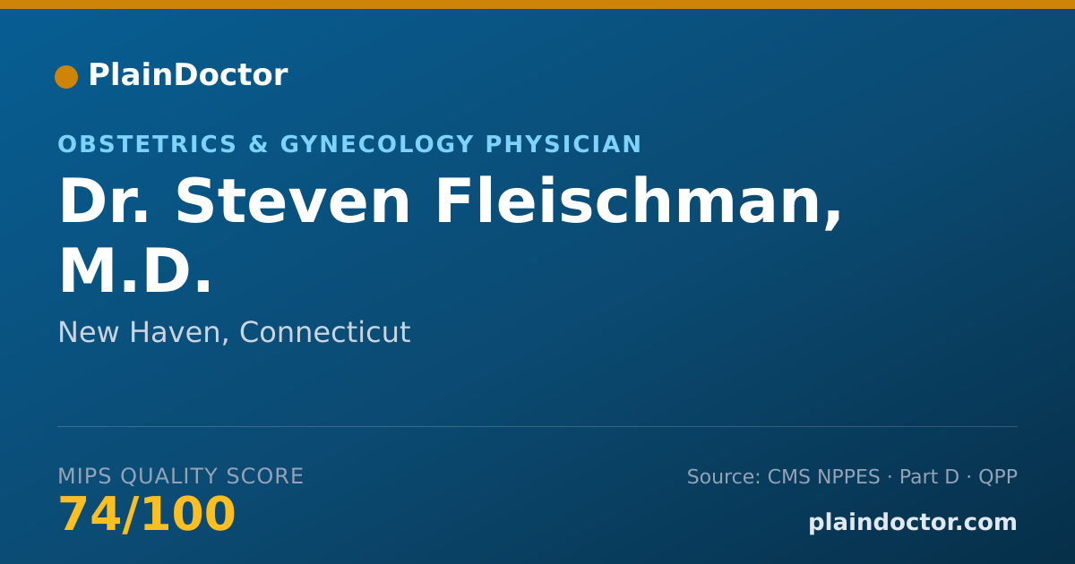 Shareable card for Steven Fleischman, M.D. - Obstetrics & Gynecology Physician, New Haven, CT