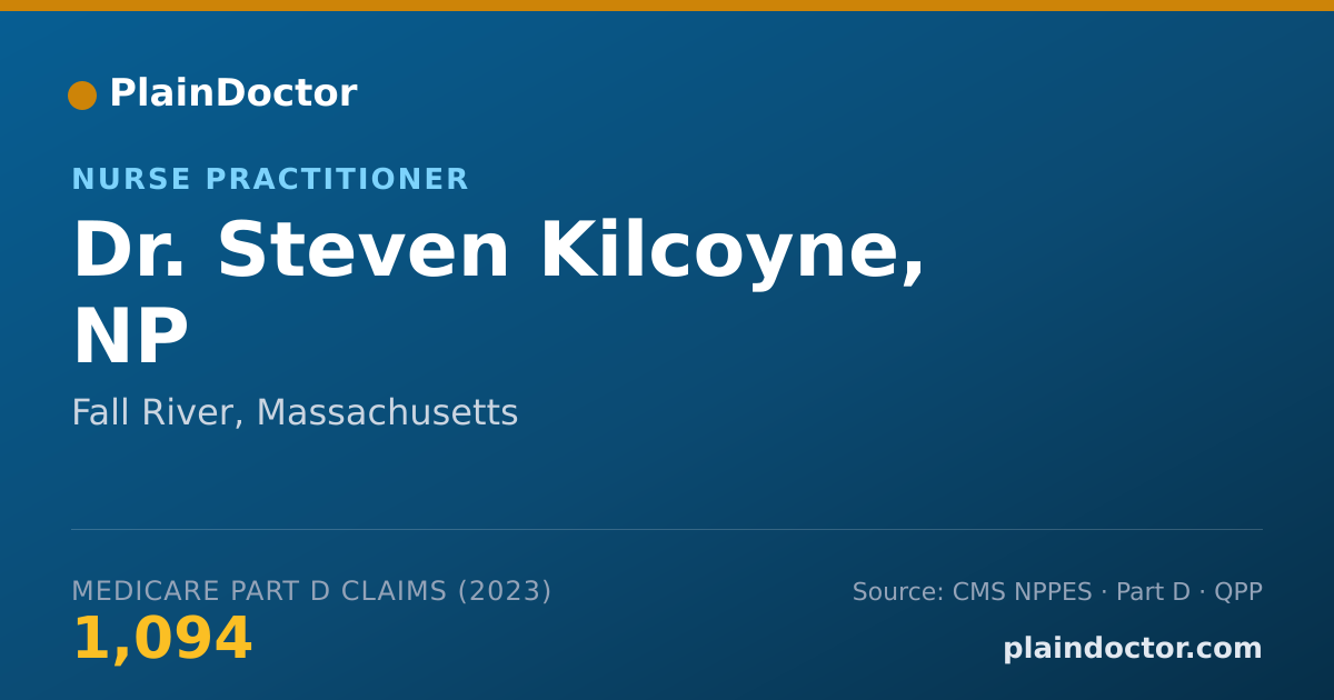 Shareable card for Steven Kilcoyne, NP - Nurse Practitioner, Fall River, MA