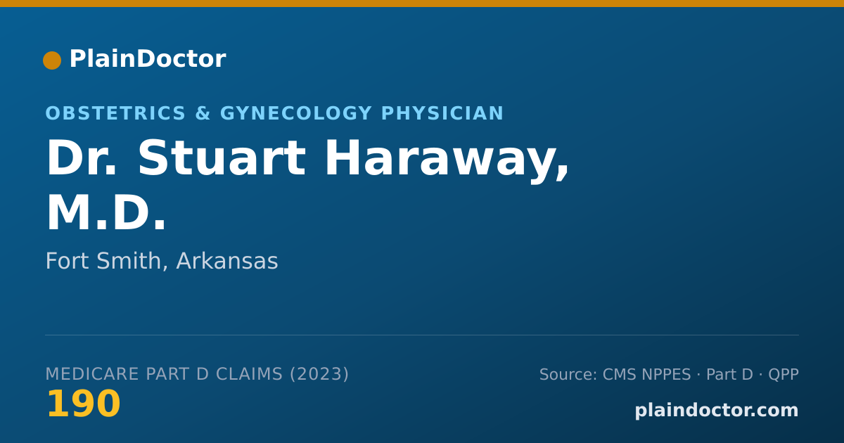 Shareable card for Stuart Haraway, M.D. - Obstetrics & Gynecology Physician, Fort Smith, AR