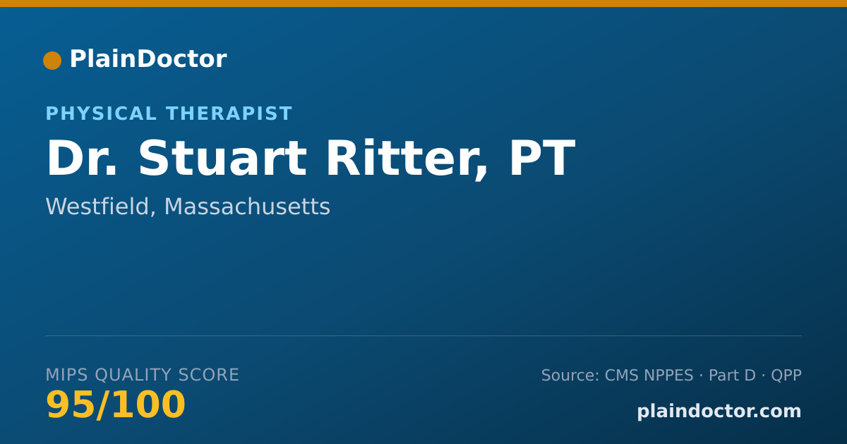 Shareable card for Stuart Ritter, PT - Physical Therapist, Westfield, MA