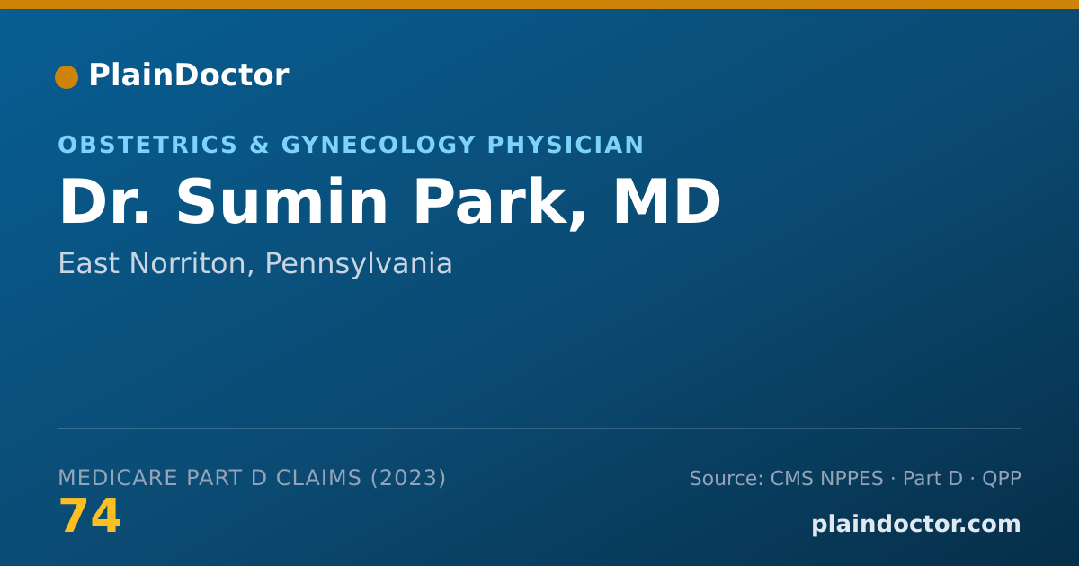 Shareable card for Sumin Park, MD - Obstetrics & Gynecology Physician, East Norriton, PA