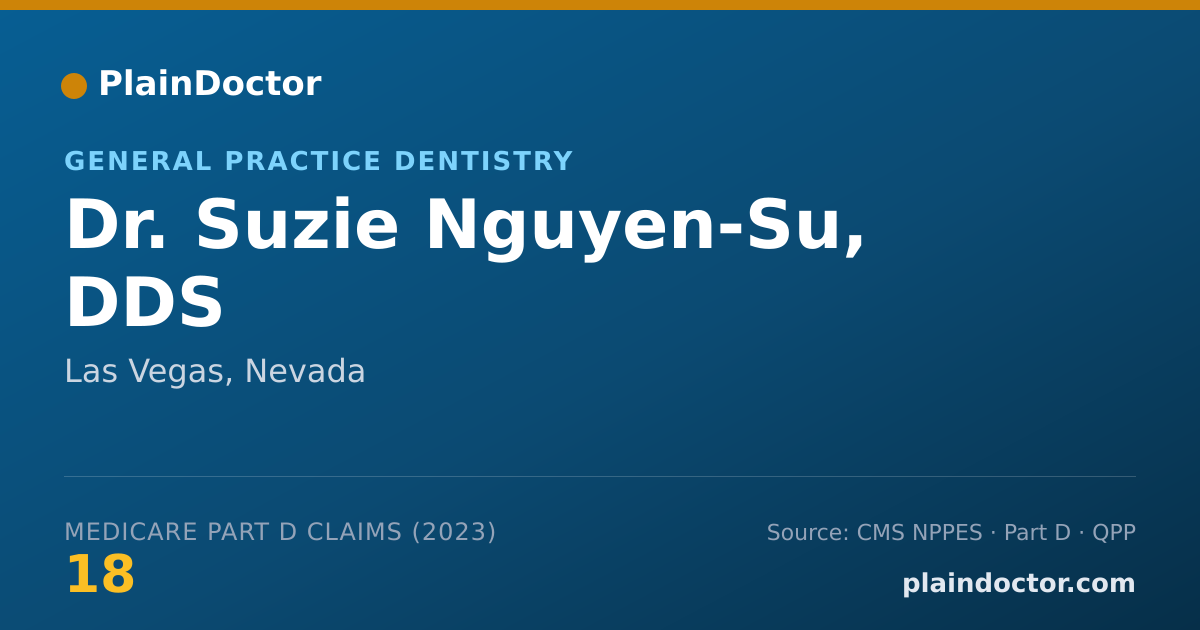 Shareable card for Suzie Nguyen-Su, DDS - General Practice Dentistry, Las Vegas, NV