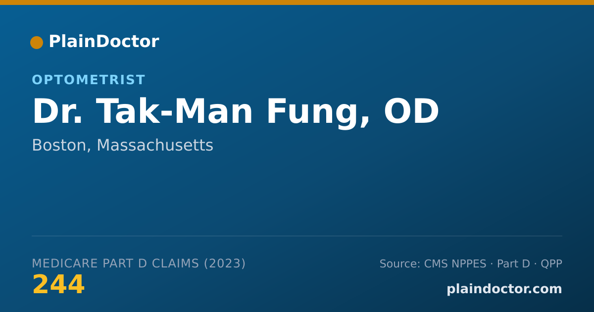 Shareable card for Tak-Man Fung, OD - Optometrist, Boston, MA