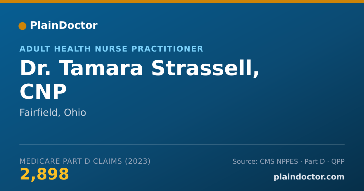 Shareable card for Tamara Strassell, CNP - Adult Health Nurse Practitioner, Fairfield, OH