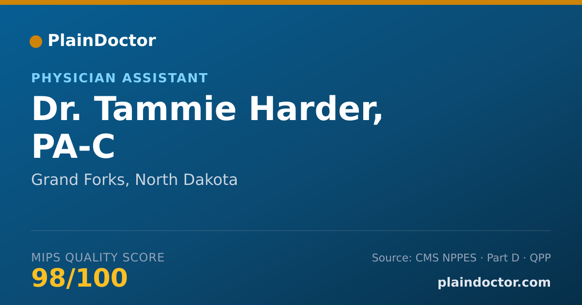 Shareable card for Tammie Harder, PA-C - Physician Assistant, Grand Forks, ND
