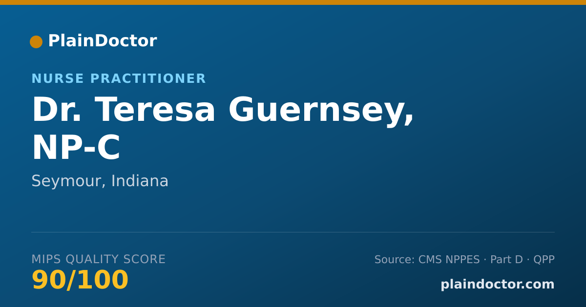 Shareable card for Teresa Guernsey, NP-C - Nurse Practitioner, Seymour, IN