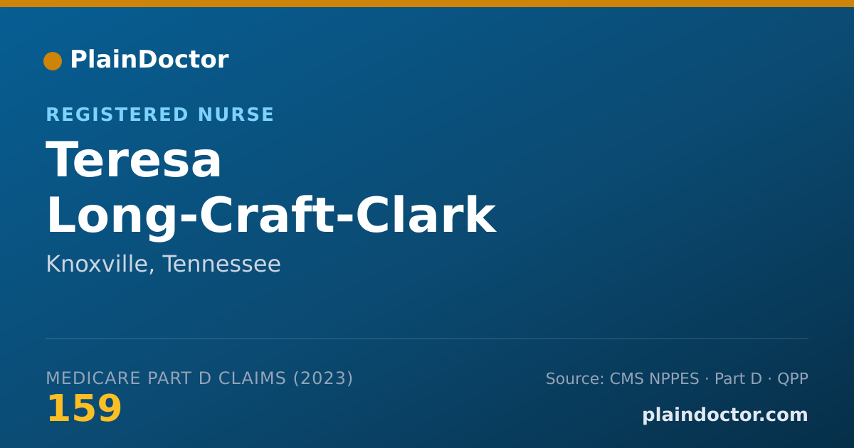 Shareable card for Teresa Long-Craft-Clark - Registered Nurse, Knoxville, TN