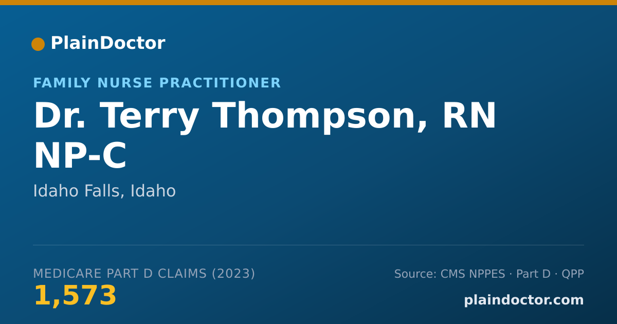 Shareable card for Terry Thompson, RN NP-C - Family Nurse Practitioner, Idaho Falls, ID