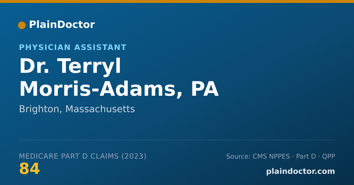 Shareable card for Terryl Morris-Adams, PA - Physician Assistant, Brighton, MA