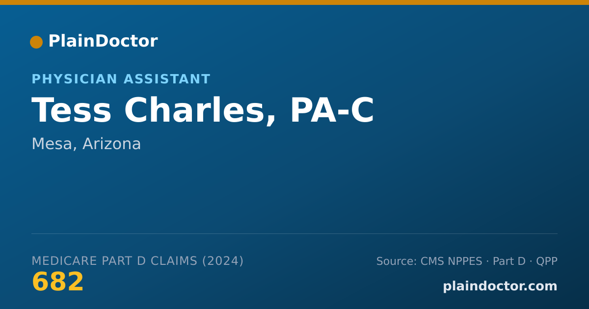 Shareable card for Tess Charles, PA-C - Physician Assistant, Mesa, AZ