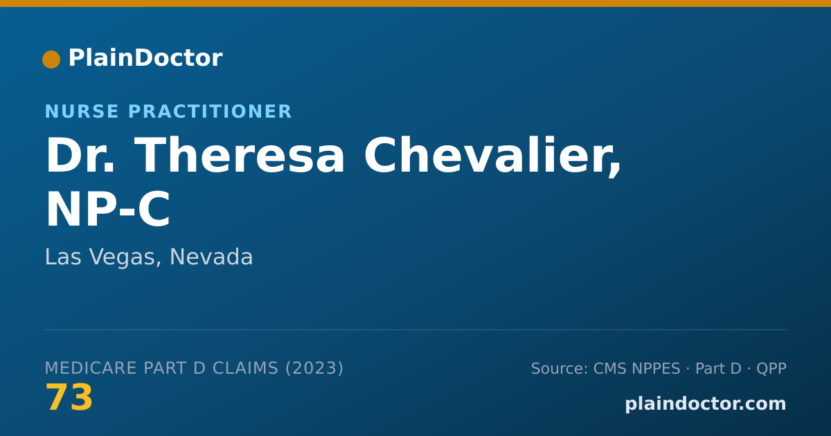 Shareable card for Theresa Chevalier, NP-C - Nurse Practitioner, Las Vegas, NV