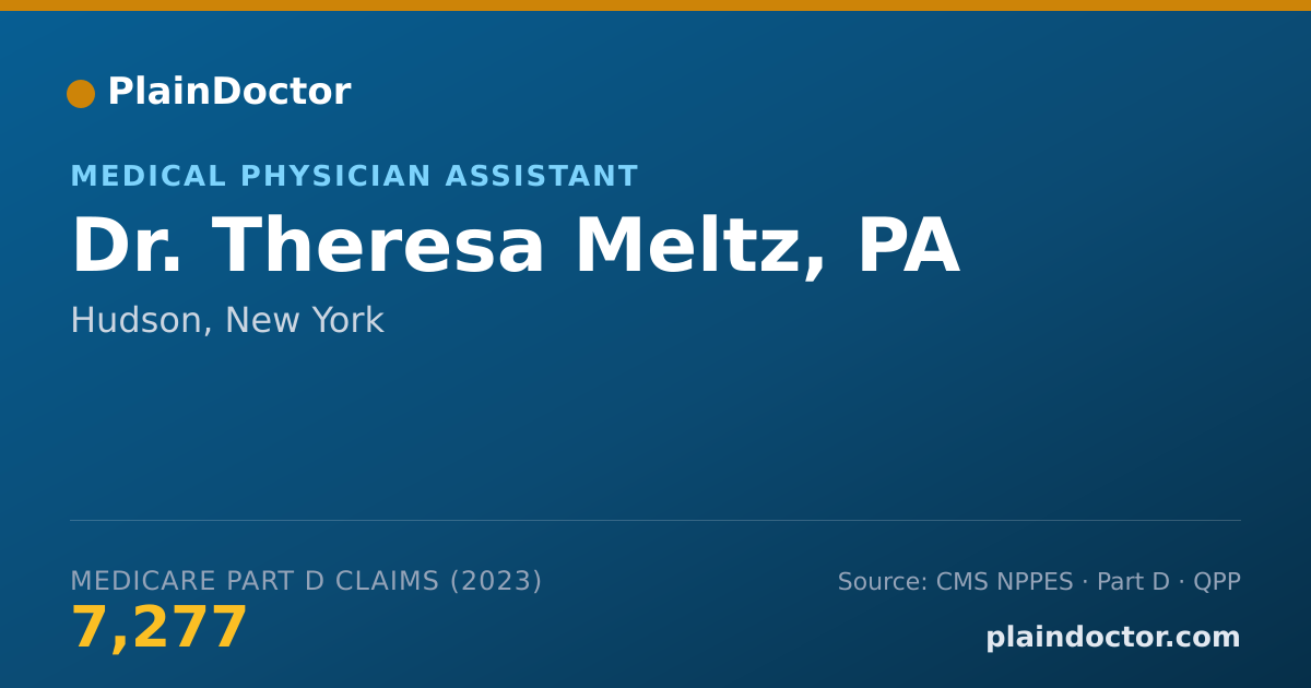 Shareable card for Theresa Meltz, PA - Medical Physician Assistant, Hudson, NY