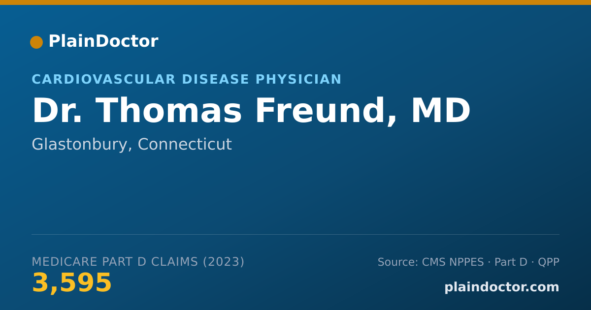 Shareable card for Thomas Freund, MD - Cardiovascular Disease Physician, Glastonbury, CT
