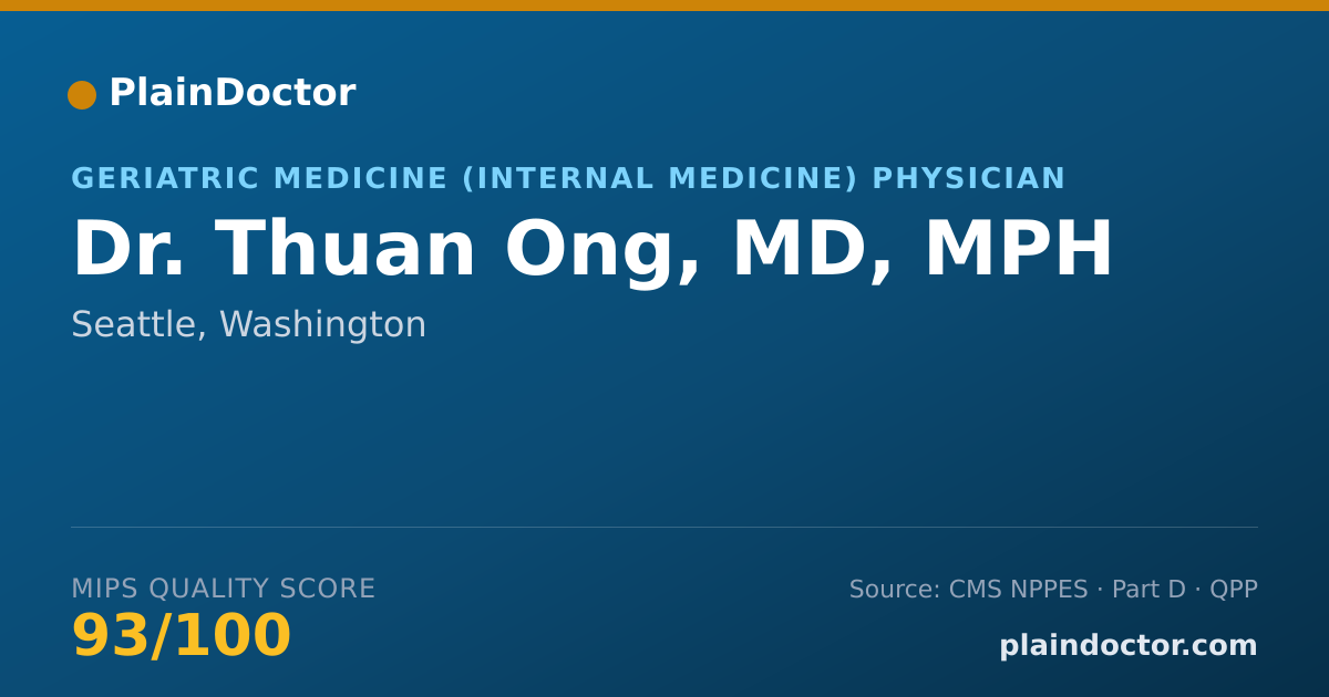 Shareable card for Thuan Ong, MD, MPH - Geriatric Medicine (Internal Medicine) Physician, Seattle, WA