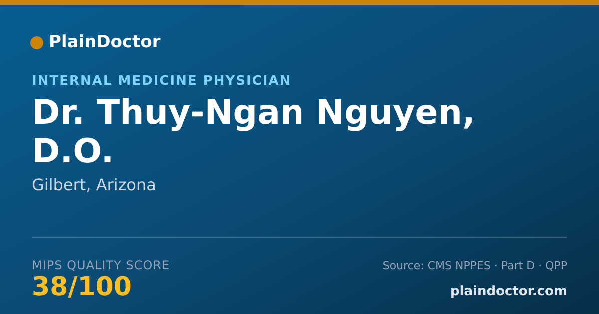 Shareable card for Thuy-Ngan Nguyen, D.O. - Internal Medicine Physician, Gilbert, AZ