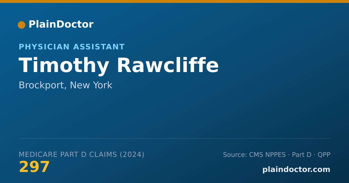 Shareable card for Timothy Rawcliffe - Physician Assistant, Brockport, NY