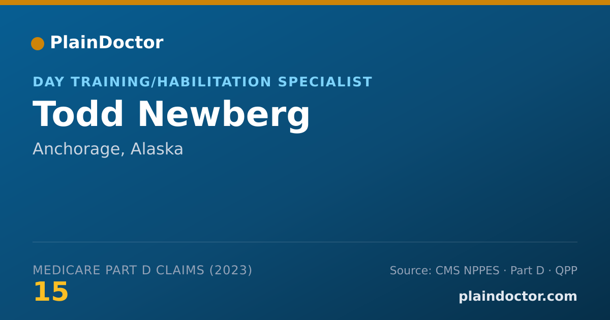 Shareable card for Todd Newberg - Day Training/Habilitation Specialist, Anchorage, AK