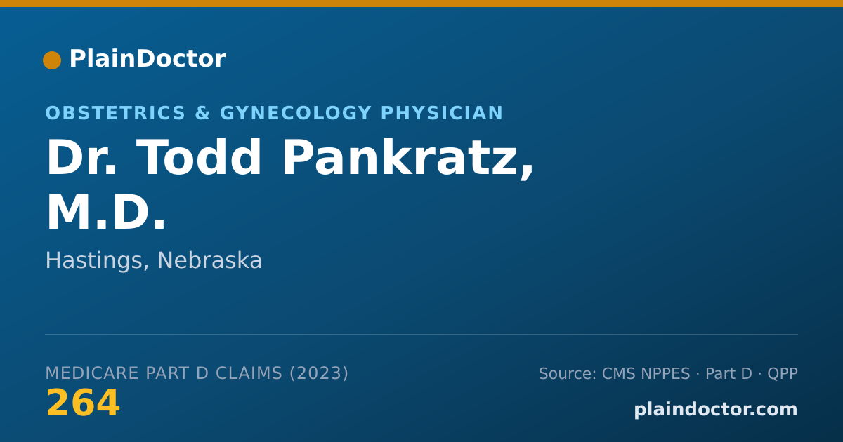 Shareable card for Todd Pankratz, M.D. - Obstetrics & Gynecology Physician, Hastings, NE