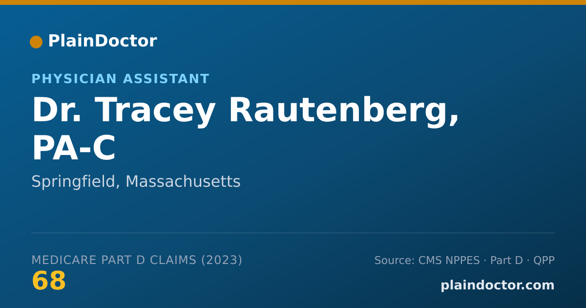 Shareable card for Tracey Rautenberg, PA-C - Physician Assistant, Springfield, MA