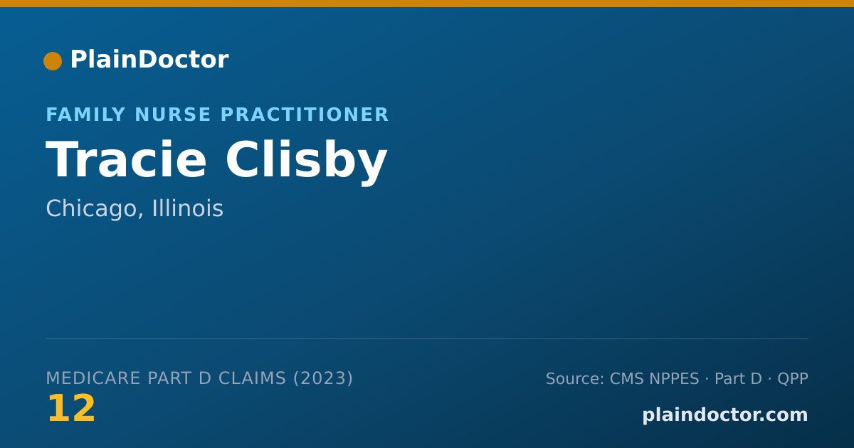 Shareable card for Tracie Clisby - Family Nurse Practitioner, Chicago, IL