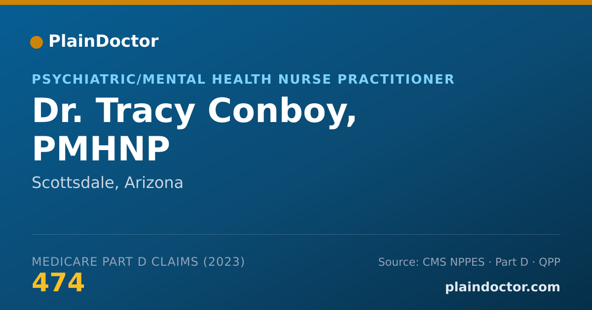 Shareable card for Tracy Conboy, PMHNP - Psychiatric/Mental Health Nurse Practitioner, Scottsdale, AZ