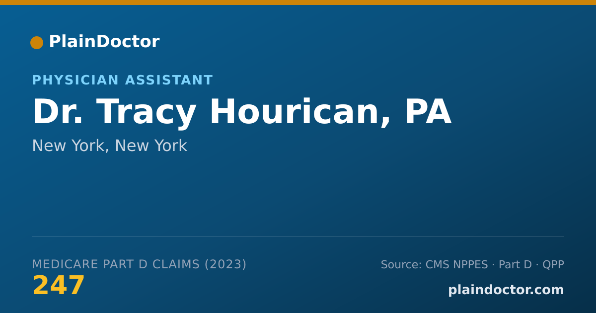 Shareable card for Tracy Hourican, PA - Physician Assistant, New York, NY
