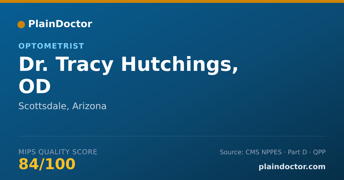 Shareable card for Tracy Hutchings, OD - Optometrist, Scottsdale, AZ